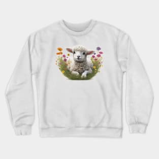 Cute baby lamb Crewneck Sweatshirt